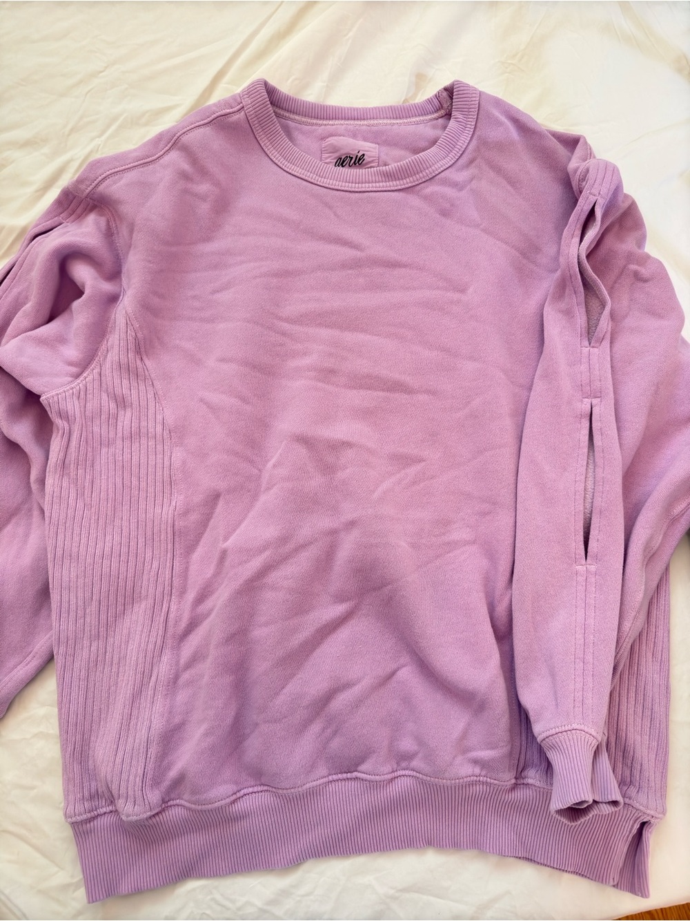 AERIE Lavender Crewneck Pullover